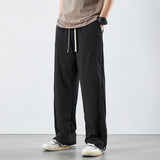 Men Sweatpants Loose Wide Leg Draped Casual Pants Sports