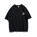 Hip Hop Rainbow Printing Short Sleeve T-shirt Baby Boy and Girl Summer round Neck Half Sleeve Tee Loose