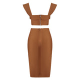 Women Bodycon Dress Summer Suspender Skirt Split Bandage Dress Ladies Dress
