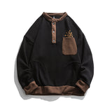 Man Fall Winter Outfis Winter Sweater Men's Casual Fleece Padded Coat