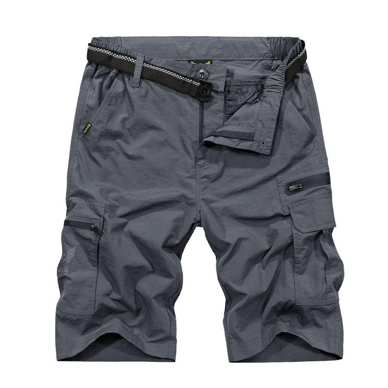 Tactics Style Men Short Shorts Men's Loose Multi-Pocket Outdoor Beach