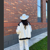 Blackair Jacket Motorcycle Jacket Embroidered Baseball Uniform