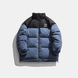 Man Fall Winter Outfis Winter Clothes Stand-up Collar Cotton-Padded Coat Men's Loose BF Style Casual Warm Jacket