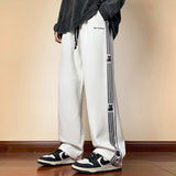 Men Sweatpants Loose Drooping Wide Leg Trousers