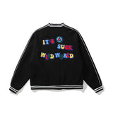 Letterman Jacket Outfit Senior Jackets Varsity Baseball Coat Printed Jacket Men's Coat