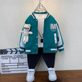 Toddler Boys Jackets Boys' Jacket Baseball Uniform Autumn Clothing