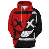 Smiley Face Hoodie Spring and Autumn Smiley Face Digital Printing Leisure Sports