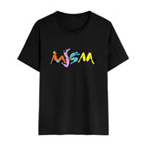 Msgn T Shirt Loose Men's and Women's Short Sleeve