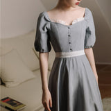 Women's cottagecore Dress Summer Retro Design Dress for Women