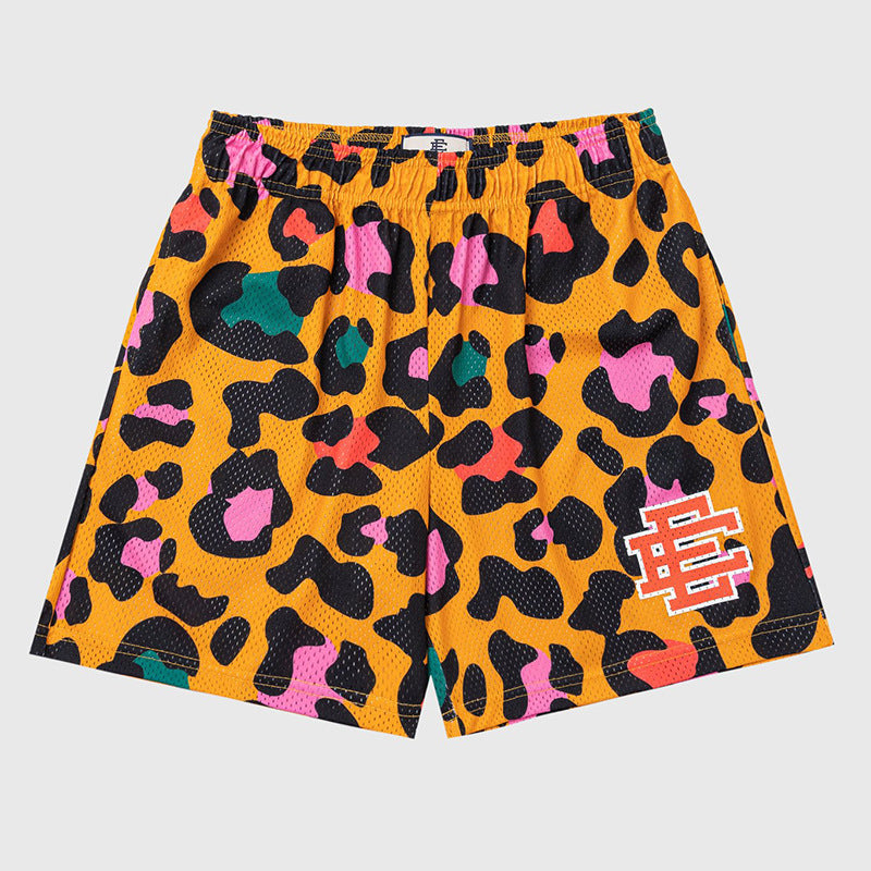 Eric Emanuel EE Shorts Leopard EE Shorts Loose Casual Baseball Sweatpants