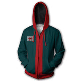 Spider Man Hoodie 3D Printed Full-Zip Cardigan Hooded