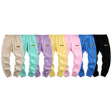 Justin Bieber Drew House Pants Men's and Women's Casual Trousers Mid-Waist Sweatpants