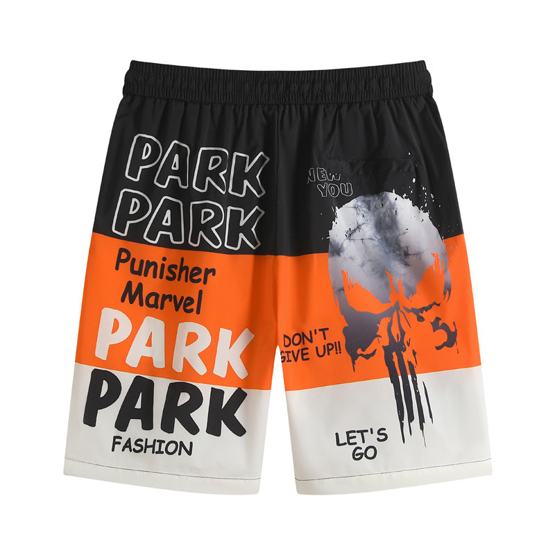 Men Shorts Summer Loose Beach Pants Men