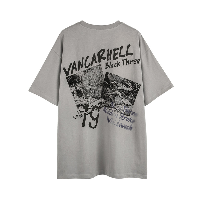 Man Tees Fashion Brand Heavy Short-Sleeved T-shirt