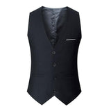 Mens Dress Vests Men's Vest Casual Jacket Business Waistcoat Trendy Leisure Wallet Men's Autumn Vest Men