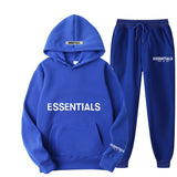 Fear Of God Fog Essentials Hoodie & Sweatpant 2 Piece Set For Men And Women