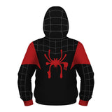 Spider Man Hoodie Printed Zip Hoodie