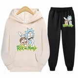 Rick and Morty Tracksuit Pullover Hoodie Sweatshirts Spring and Autumn Hooded Pullover Loose Trendy Fashion