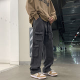 Men Cargo Pants Cargo Jeans Men's Autumn and Winter Casual Versatile Trousers