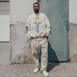 Rrr123 Sweatshirt Rivington ROI Rebis Joint Name Fog Cross round Neck Sweater