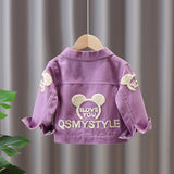 Toddler Girl Jackets Girls Cartoon Coat Children's Autumn Clothing
