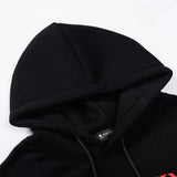 Skull Hoodie Skull Exposed Head Autumn and Winter Fleece-Lined Multi-Letter Printing Men's Women's Hoodie Loose Hoodie