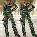 Women Business Professional Attire Women's Printed Wear Fashion Business Suit Small Suit Two-Piece Suit