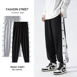 Men Sweatpants Cotton Casual Pants Men's Spring and Autumn Trends Color Matching Sports Trousers