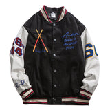Letterman Jacket Outfit Senior Jackets Varsity Baseball Coat Men's Spring and Autumn Jacket