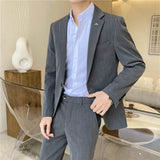 Seersucker Suit Casual Suit Jacket