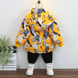 Toddler Boys Jackets Children's Ultraman Spider-Man Jacket