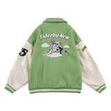 Letterman Jacket Outfit Senior Jackets Varsity Baseball Coat Ball Uniform Coat Men's Jacket
