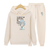 Rick And Morty Tracksuit Pullover Hoodie Sweatshirts Men's Clothing Print Hoodie Autumn Winter Sweater Hip Hop Sports Suit