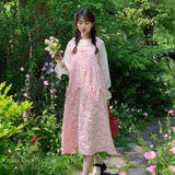 Gothic Lolita Harajuku Style Clothing Mori Women's Gentle Lace Shirt Bow Vest Dress