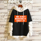Juice WRLD in Loving Memory Hoodie Rapper Juice WRLD Fashion Fake Two Pieces Sweatshirt