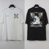 Off White T Shirt Ow. Off Cotton Round Neck Tshirt for Unisex  Owt