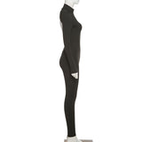 Spring New Women's Backless Tight Sports Fitness Jumpsuit Women