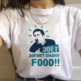 Friends Joey T Shirt Friends T Shirt Six-Person Line Letter Printed Men's and Women's T-shirt