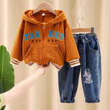 Toddler Boys Jackets Boys Autumn Clothing Suit Hooded Jacket Children