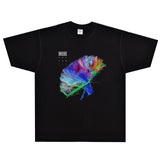 Rock Star T Shirt Muse The 2nd Law T-shirt American Street Loose Printed Short Sleeve