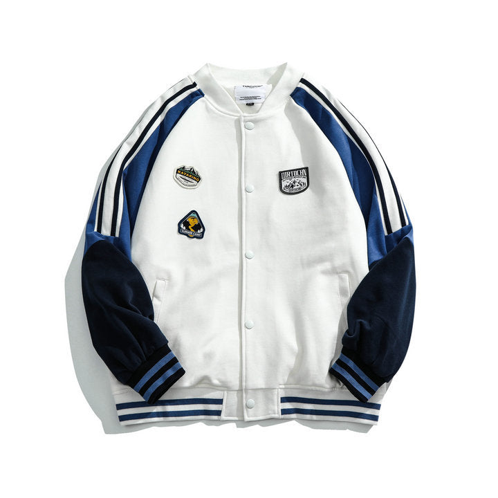 Letterman Jacket Outfit Senior Jackets Varsity Baseball Coat Workwear Jacket Men's Baseball Uniform Jacket