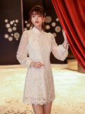 Fairy Dress French Style Women's Clothes Cheongsam Retro Dress for Women Petite Skirt Autumn Women