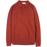 Men Polo Shirts Lapel Knitwear T-shirt