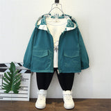 Toddler Boys Jackets Boy's Jacket Autumn Both Sides Wear Jacket Children