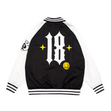 Letterman Jacket Outfit Senior Jackets Varsity Baseball Coat Letter Embroidered Baseball Uniform Men