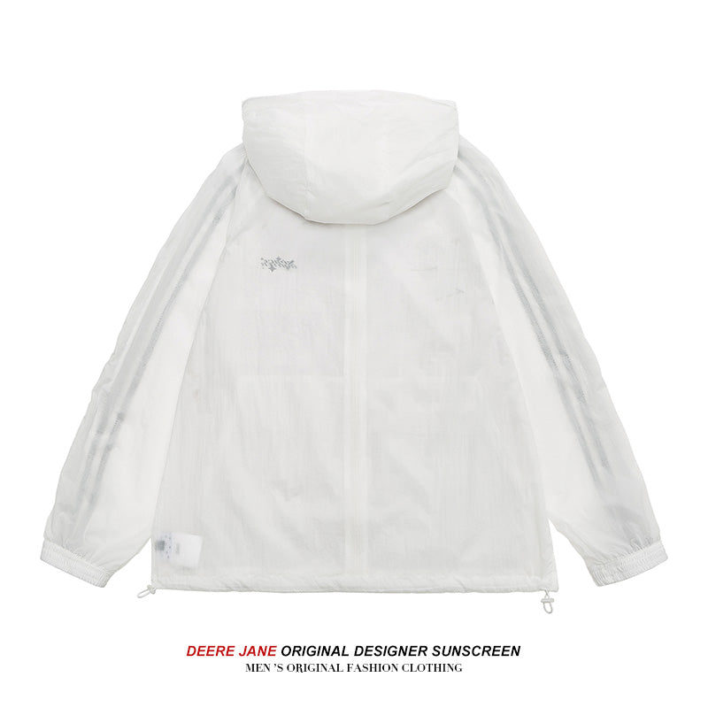 Men Sun Protection Clothing Jacket Men Summer Fashion Brand Breathable Sun Protection Clothing Loose