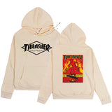 Thrasher Hoodie Fall Men's Clothing Casual plus Size Coat