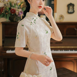 Women's Cottagecore Dress Summer Cheongsam Dress