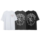 Man Tees Summer Fashion Brand Heavy Short Sleeve T-shirt