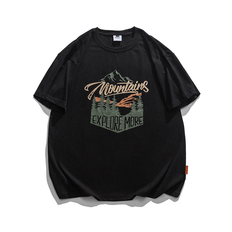 Man Summer T Shirt Half Sleeve